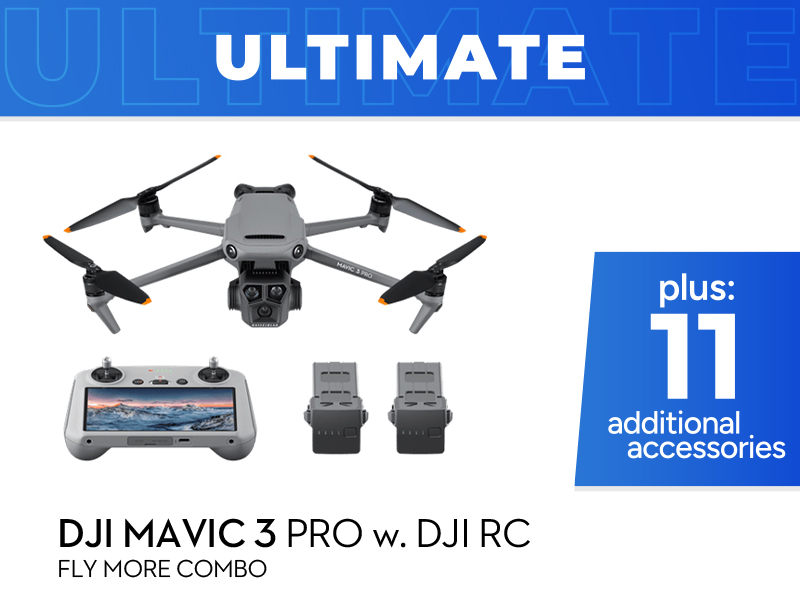 DJI Mavic 3 Pro Ultimate Combo w. DJI RC